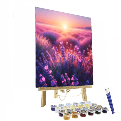 Lavender Fields At Dawn Paint By Number