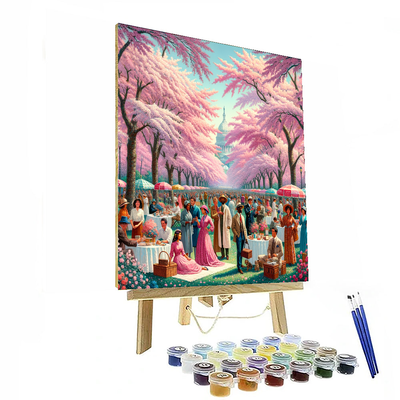 Vancouver Cherry Blossom Festival Painting By Numbers Kit