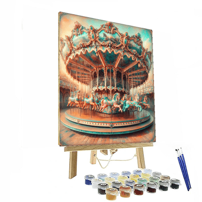 Enchanted Carousel Numbered Painting Kits