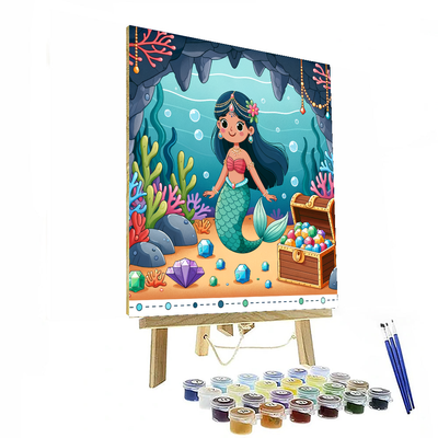 Mermaid's Treasure Trove Painting By Numbers Kit