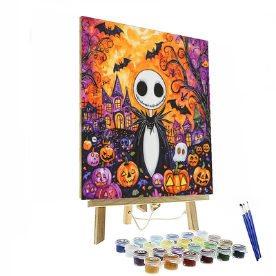 Jack Skellington's Spooky Adventure - Disney Inspired Painting Number Kit