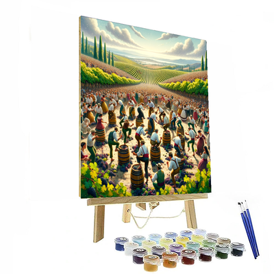 Rioja Wine Harvest Festival - Spain Paint By Numbers Kits