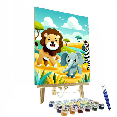 Safari Animal Safari Paint By Color