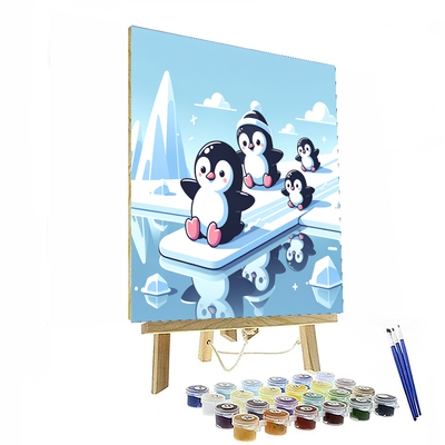 Polar Penguin Pals Paint By Number