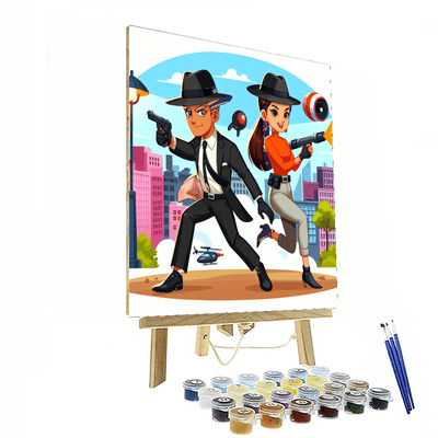 Secret Agents Mission Painting By Numbers Kit