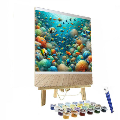 Vibrant Undersea Life Paint By Number