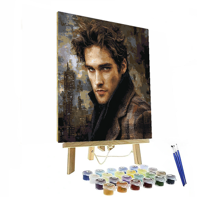 Robert Pattinson: The Twilight Star Transformed Painting By Numbers Kit