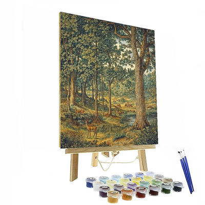 Albrecht Dürer Inspired Regal Woodland Escape  Numbered Painting Kits