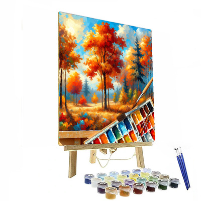 Glorious Autumn Colors Numbered Painting Kits