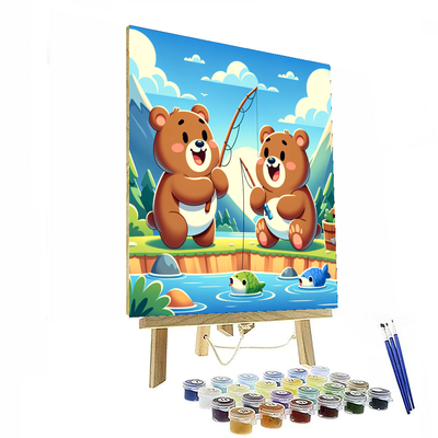 Bubbly Bear Adventures Paint By Numbers Kits