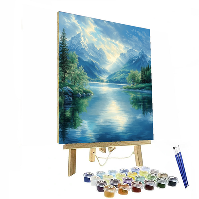 Thomas Kinkade Inspired Reflections Of Peace  Paint By Numbers Kits