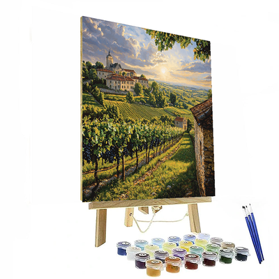 Bordeaux Vineyards DIY Paint By Numbers