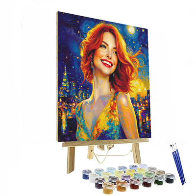 Emma Stone: Illuminating The Stage Of Stardom Paint By Color