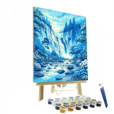 Majestic Waterfall Cascades DIY Paint By Numbers