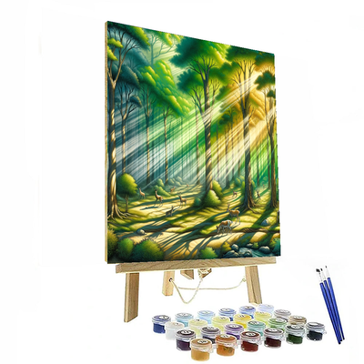 Mystic Forest Encounter Numbered Painting Kits