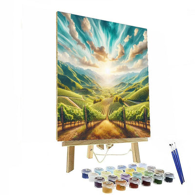 Vineyard Dreamscape Paint By Numbers Art