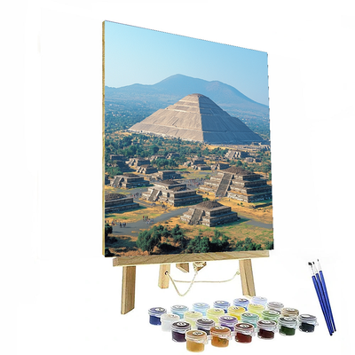 Teotihuacan - Mexico City Numbered Painting Kits