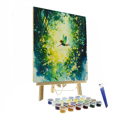 Tinker Bell's Fairy Forest - Disney Inspired Paint By Color