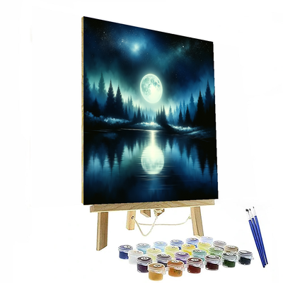 Magic Moonlit Night Numbered Painting Kits