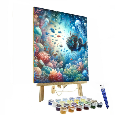 Mysterious Ocean Depths Painting Number Kit