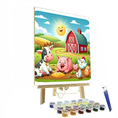 Happy Farm Adventures Painting By Numbers Kit