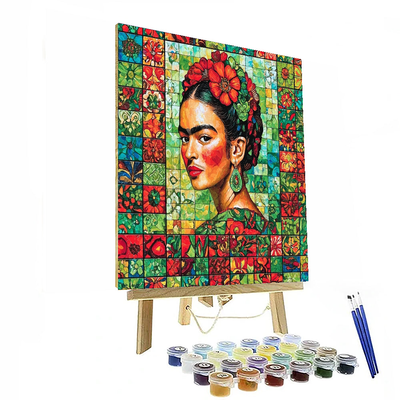 Kahlo Inspired Cultural Essence  Paint By Number