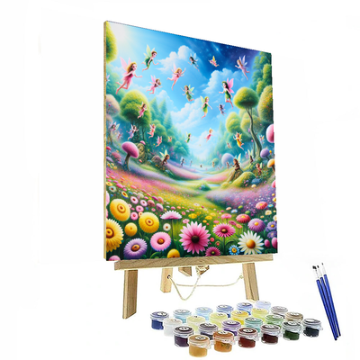 Enchanting Fairy Meadow Painting By Numbers Kit