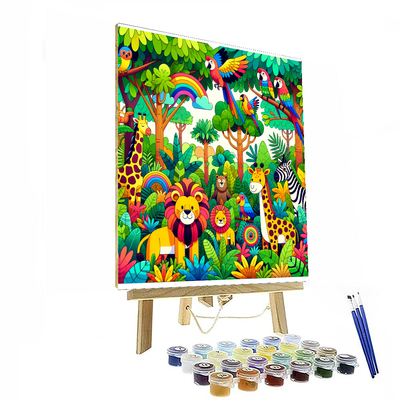 Wondrous Animal Kingdom Painting By Numbers Kit