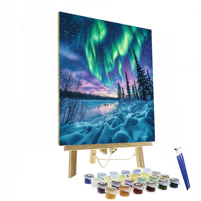 Northern Lights - Lapland Numbered Painting Kits