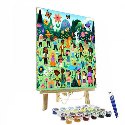 Magic Garden Exploration Paint By Numbers Art