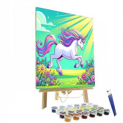 Mystic Unicorn DIY Paint By Numbers