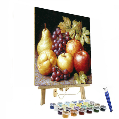 Leonardo Da Vinci Inspired Leonardo's Fruit Still Life  Paint By Numbers Kits