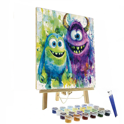 Monsters Inc. Friendship - Disney Inspired Numbered Painting Kits