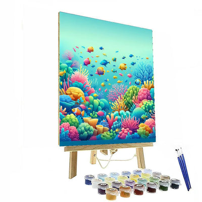 Underwater Fantasy World Paint By Numbers