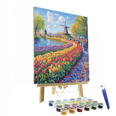 Keukenhof Gardens Numbered Painting Kits