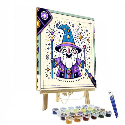 Giggle-box Wizard Number Painting