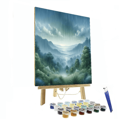 Gentle Rainy Day Painting By Numbers Kit