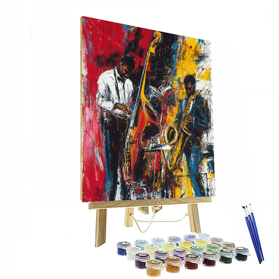 Jackson Pollock Inspired Rhythmic Jazz Night  Paint By Color