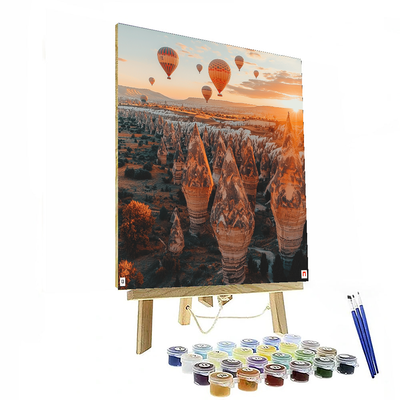 Cappadocia's Fairy Chimneys Numbered Painting Kits