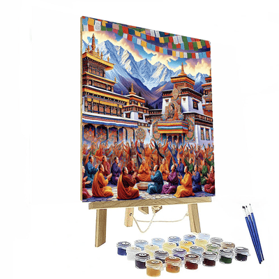 Hemis Festival - Ladakh Painting Number Kit