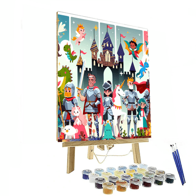 Fantasy Kingdom Celebration Painting By Numbers Kit