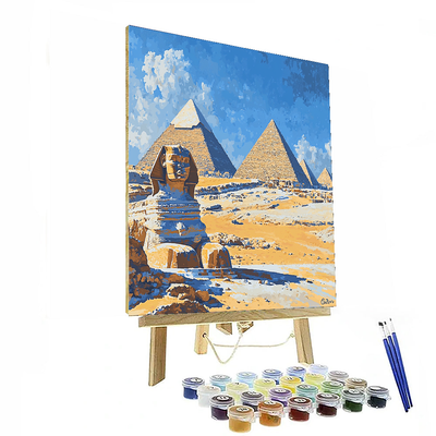 Pyramids Of Giza - Egypt DIY Paint By Numbers