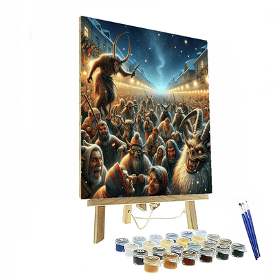 Krampusnacht - Austria Painting By Numbers Kit