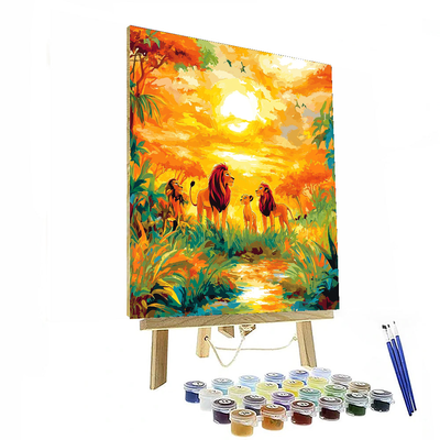 The Lion King's Circle Of Life - Disney Inspired Paint By Numbers