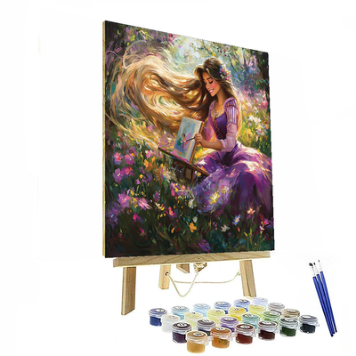 Rapunzel's Dreamy Day - Disney Inspired Numbered Painting Kits