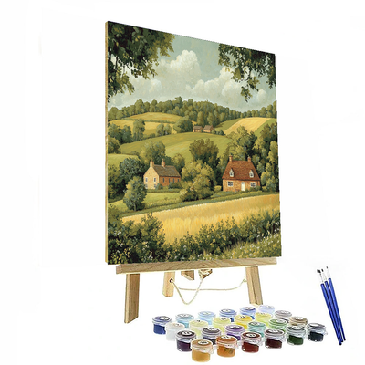 Thomas Gainsborough Inspired Pastoral Elegance  Paint By Numbers Kits