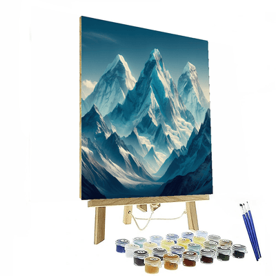 Himalayan Peaks Serenity Paint By Color