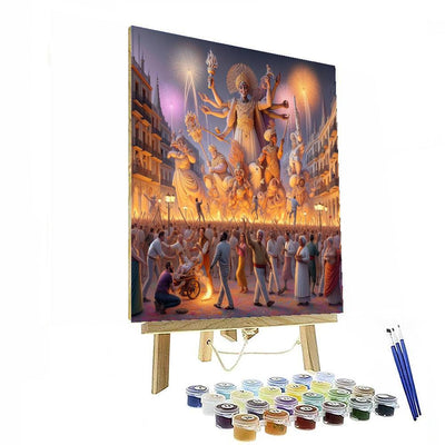 Valencia Las Fallas Paint By Numbers Art