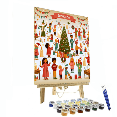 Adventurous Holiday Celebrations Painting By Numbers Kit