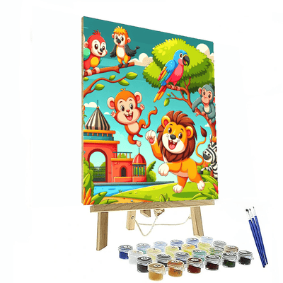 Doodle Doodle Zoo Paint By Number